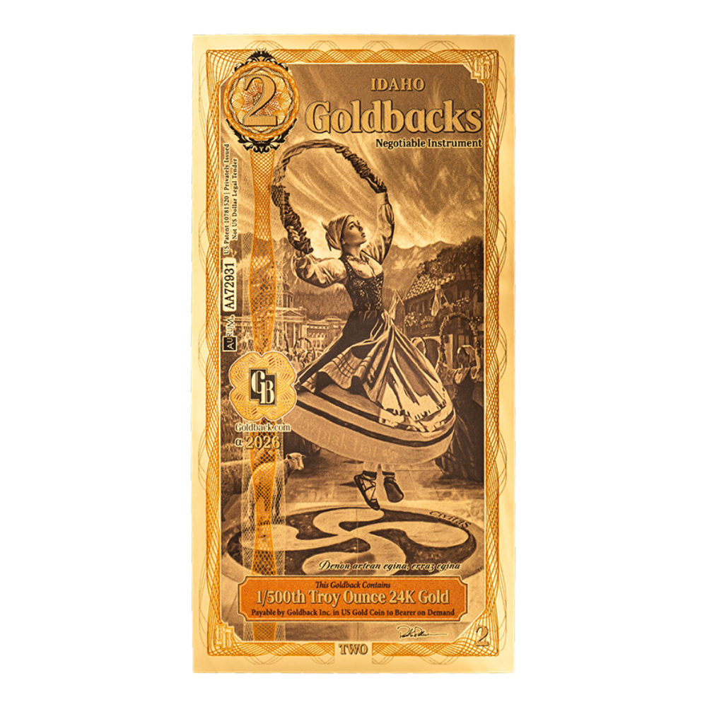 Idaho 2 Goldback Idaho 2 Goldback - Image 1