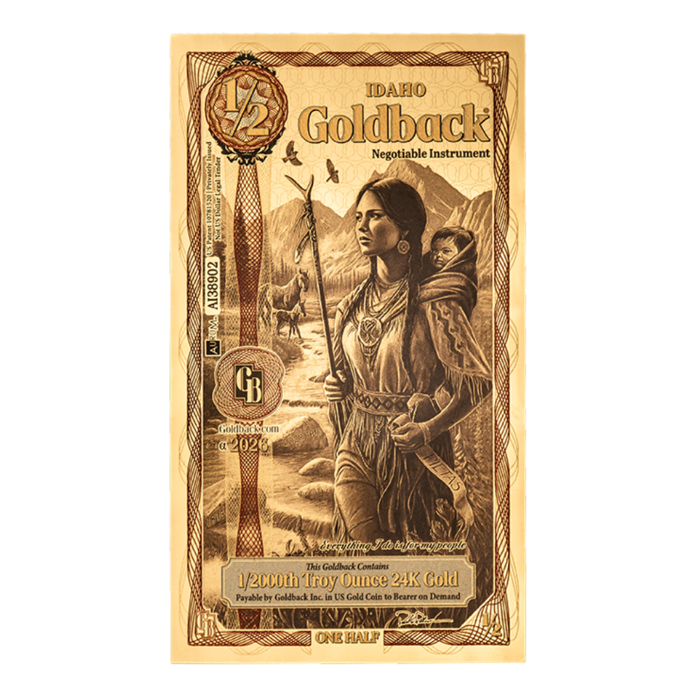 Idaho 1/2 Goldback Idaho 1/2 Goldback - Image 1