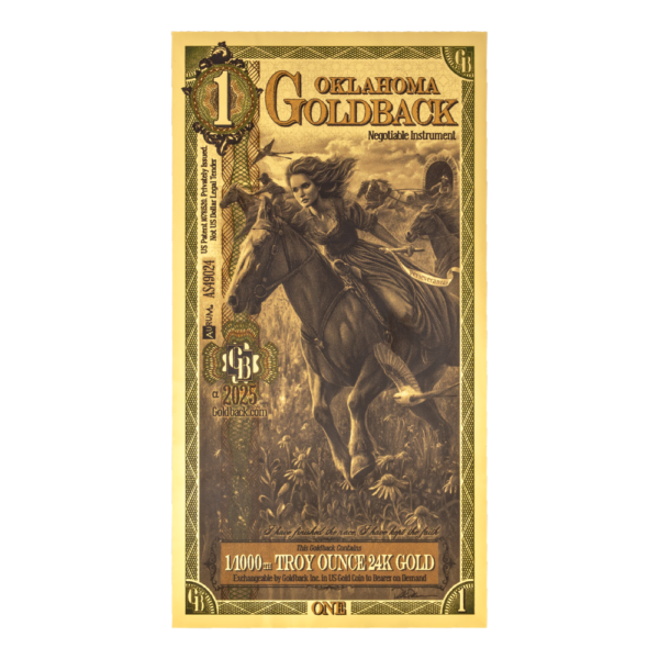 Oklahoma 1 Goldback