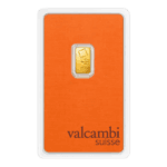1/2 gram Gold Bar - Valcambi (Carded)