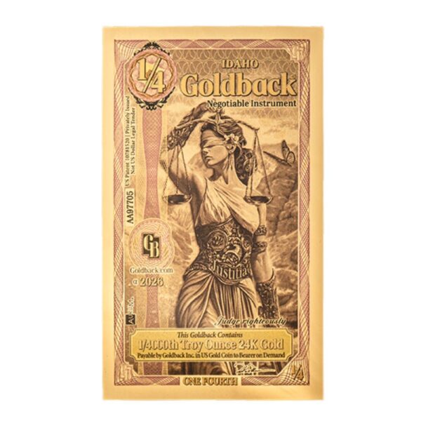 Idaho 1/4 Goldback
