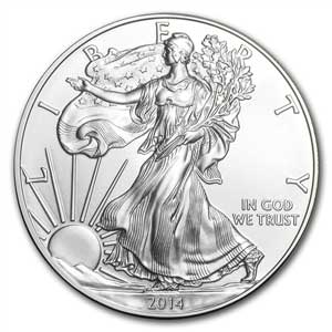 2014 Silver American Eagle - BU 2014 Silver American Eagle - BU - Image 1