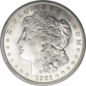 1921 Morgan Silver Dollar - AU 1921 Morgan Silver Dollar - AU - Image 1