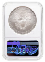 2008-W Burnished Silver Eagle NGC MS70 - Image 2