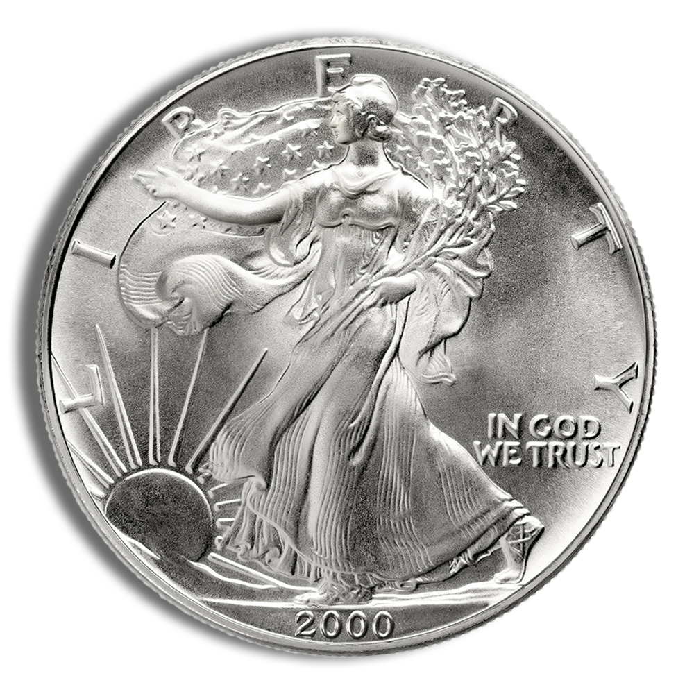 2000 Silver American Eagle - BU 2000 Silver American Eagle - BU - Image 1
