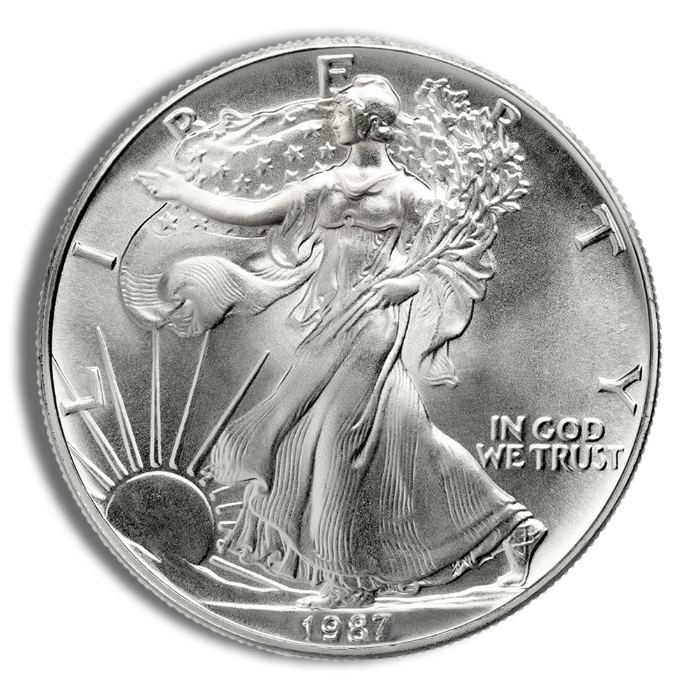 1987 Silver American Eagle - BU 1987 Silver American Eagle - BU - Image 1