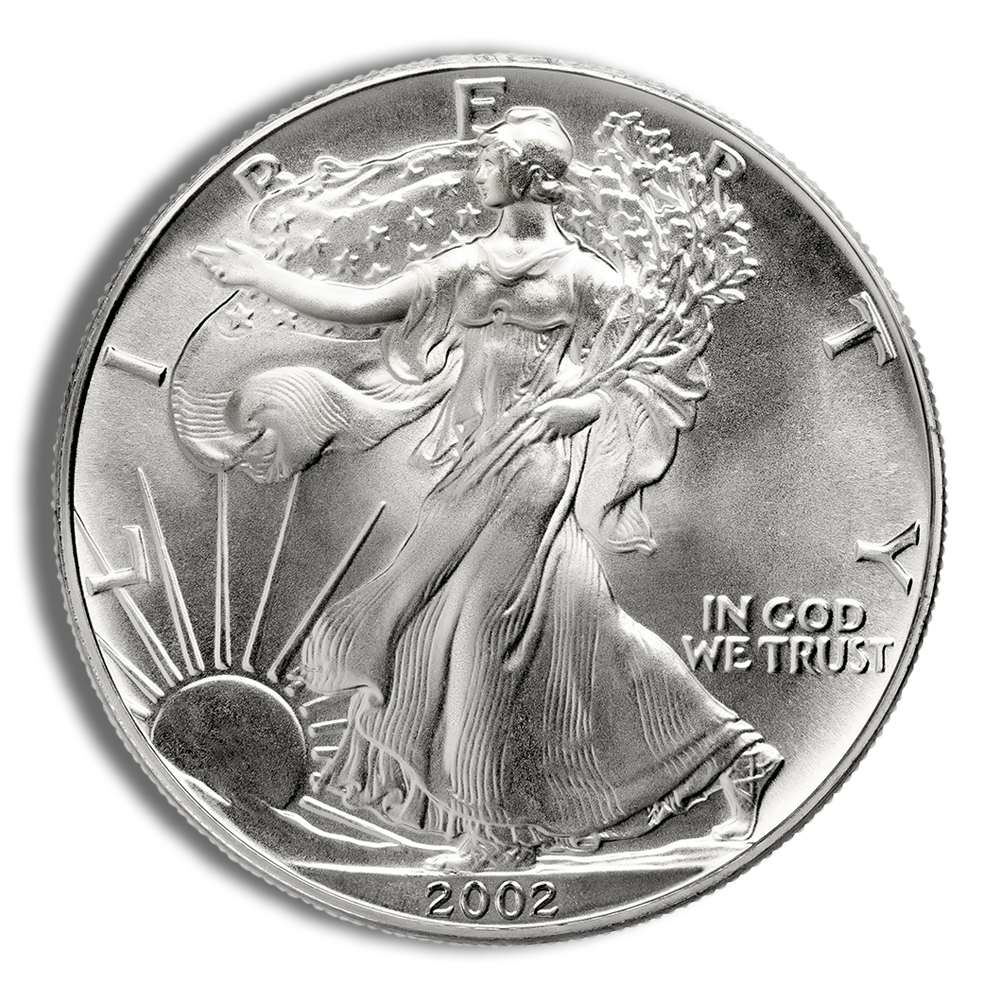 2002 Silver American Eagle - BU 2002 Silver American Eagle - BU - Image 1