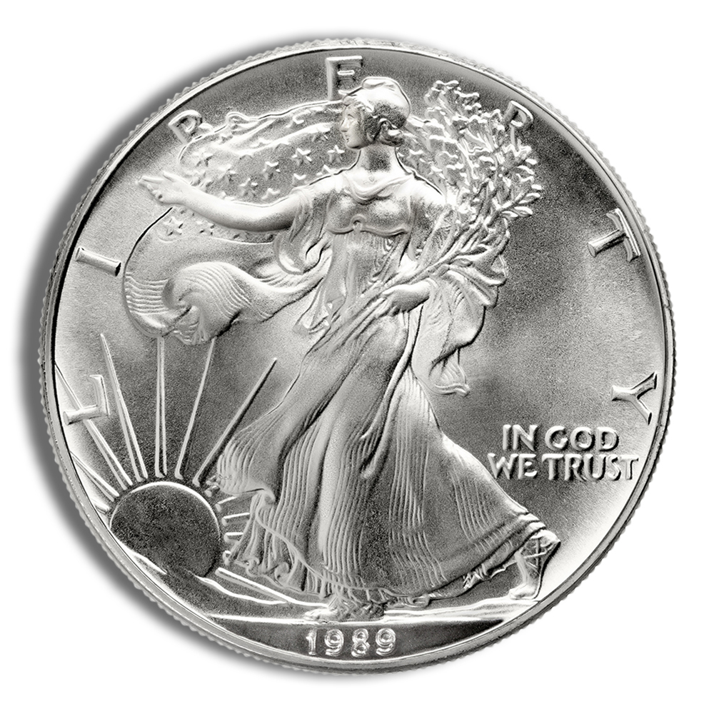 1989 Silver American Eagle - BU 1989 Silver American Eagle - BU - Image 1