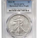 2014-W Burnished Silver Eagle PCGS SP70