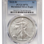 2015-W Burnished Silver Eagle PCGS SP70