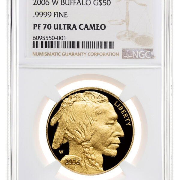 2006-W $50 Proof Gold Buffalo NGC PF70