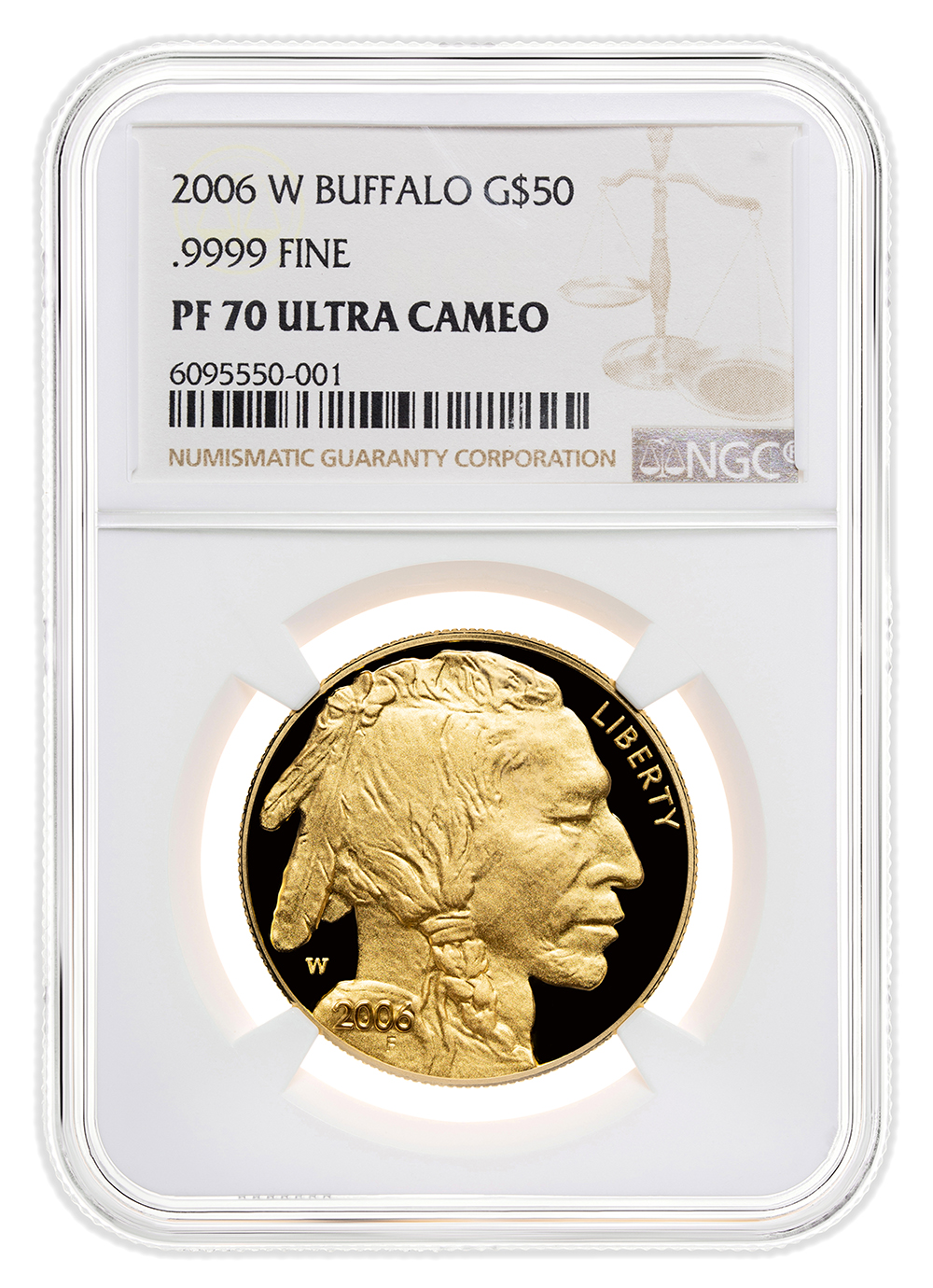 2006-W $50 Proof Gold Buffalo NGC PF70 2006-W $50 Proof Gold Buffalo NGC PF70 - Image 1
