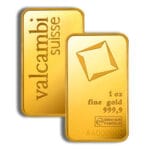 1 oz Gold Bar - Valcambi (Carded) - Image 3