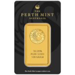 100 gram Gold Bar - Perth Mint (Carded)
