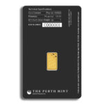 1 gram Gold Bar - Perth Mint (Carded) - Image 2