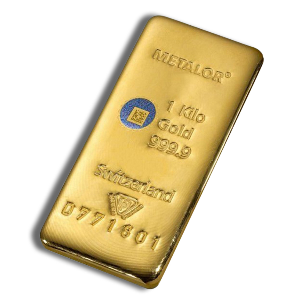 1 Kilo Gold Bar - Metalor 1 Kilo Gold Bar - Metalor - Image 1