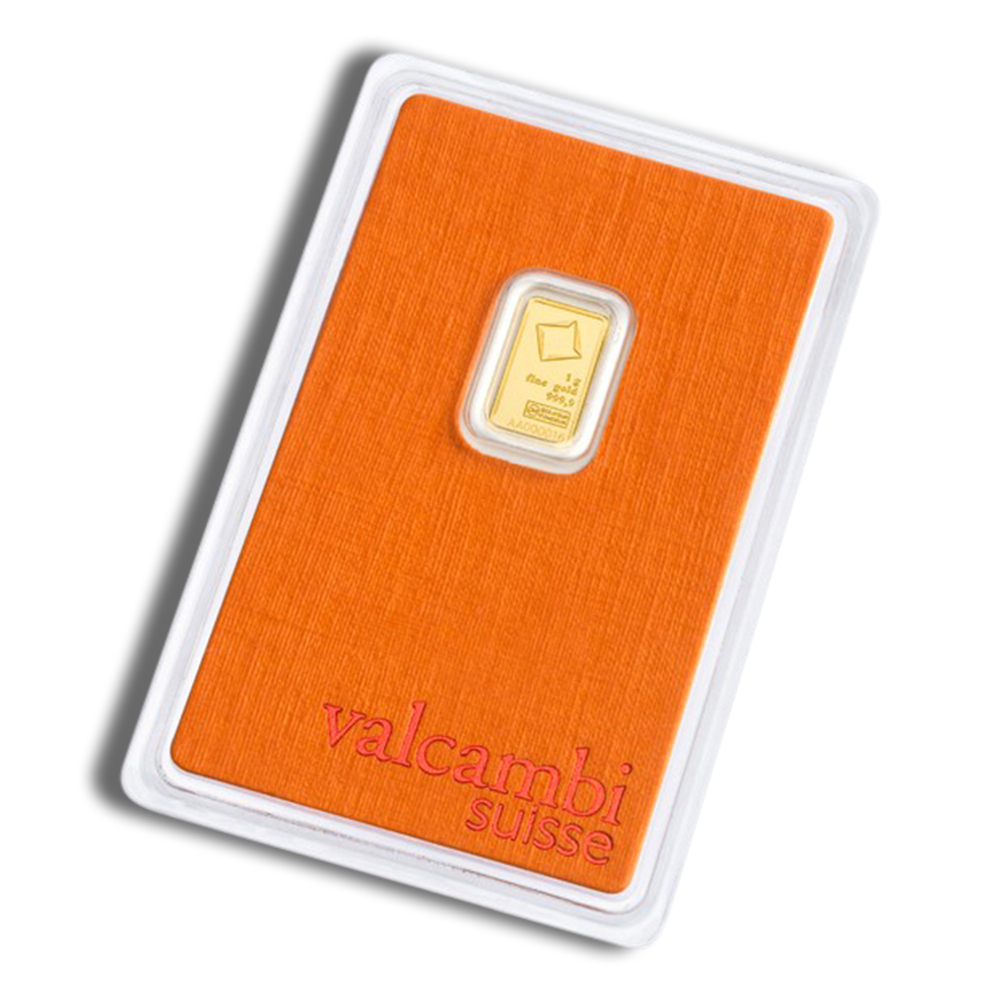 1 gram Gold Bar - Valcambi (Carded) 1 gram Gold Bar - Valcambi (Carded) - Image 1