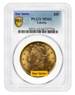 $20 Gold Liberty Double Eagle - PCGS MS62