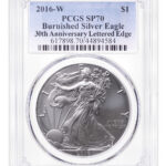 2016-W Burnished Silver Eagle PCGS SP70