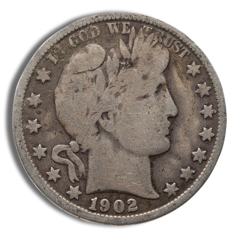 $1 FV 90% Silver Barber Quarters - Avg Circ $1 FV 90% Silver Barber Quarters - Avg Circ - Image 1