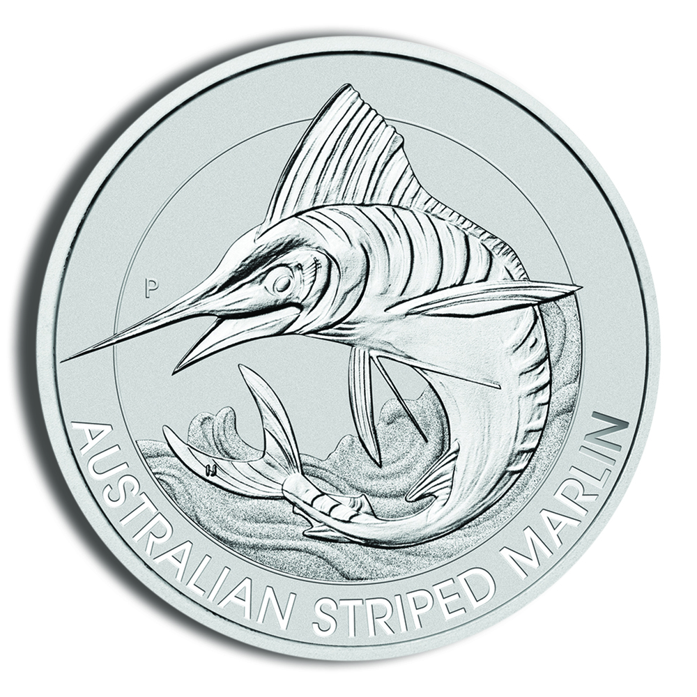 2020 1.5 oz Australian Striped Marlin Silver Coin 2020 1.5 oz Australian Striped Marlin Silver Coin - Image 1