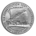1987-P $1 Constitution Silver Commem - BU