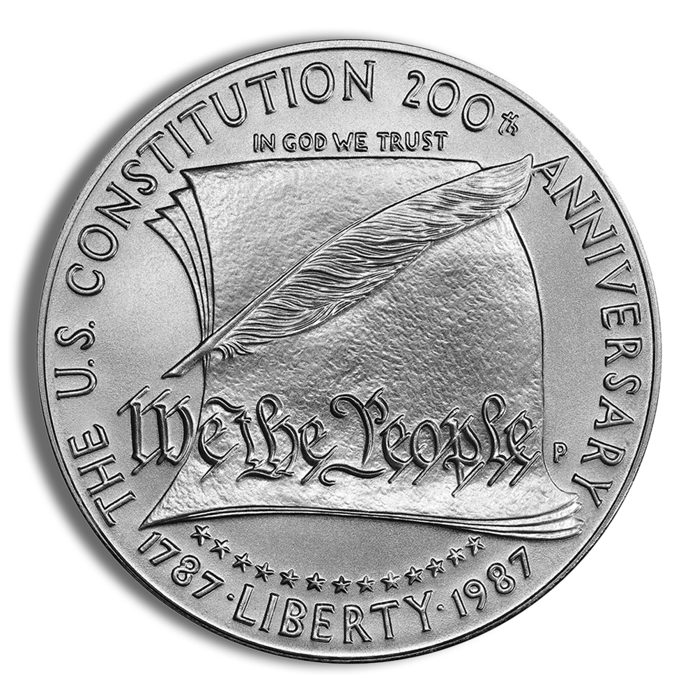 1987-P $1 Constitution Silver Commem - BU 1987-P $1 Constitution Silver Commem - BU - Image 1