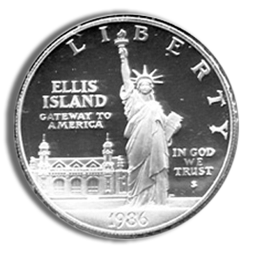 1986-S $1 Statue of Liberty Silver Commem - Proof 1986-S $1 Statue of Liberty Silver Commem - Proof - Image 1