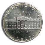 1992-D $1 White House Silver Commem - BU