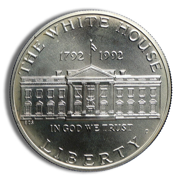 1992-D $1 White House Silver Commem - BU