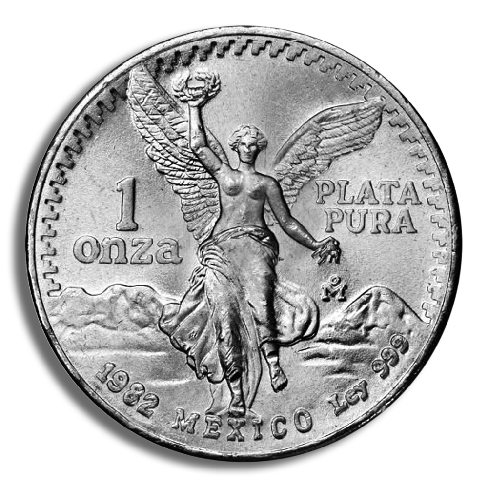 1982 1 oz Silver Mexican Libertad - BU 1982 1 oz Silver Mexican Libertad - BU - Image 1