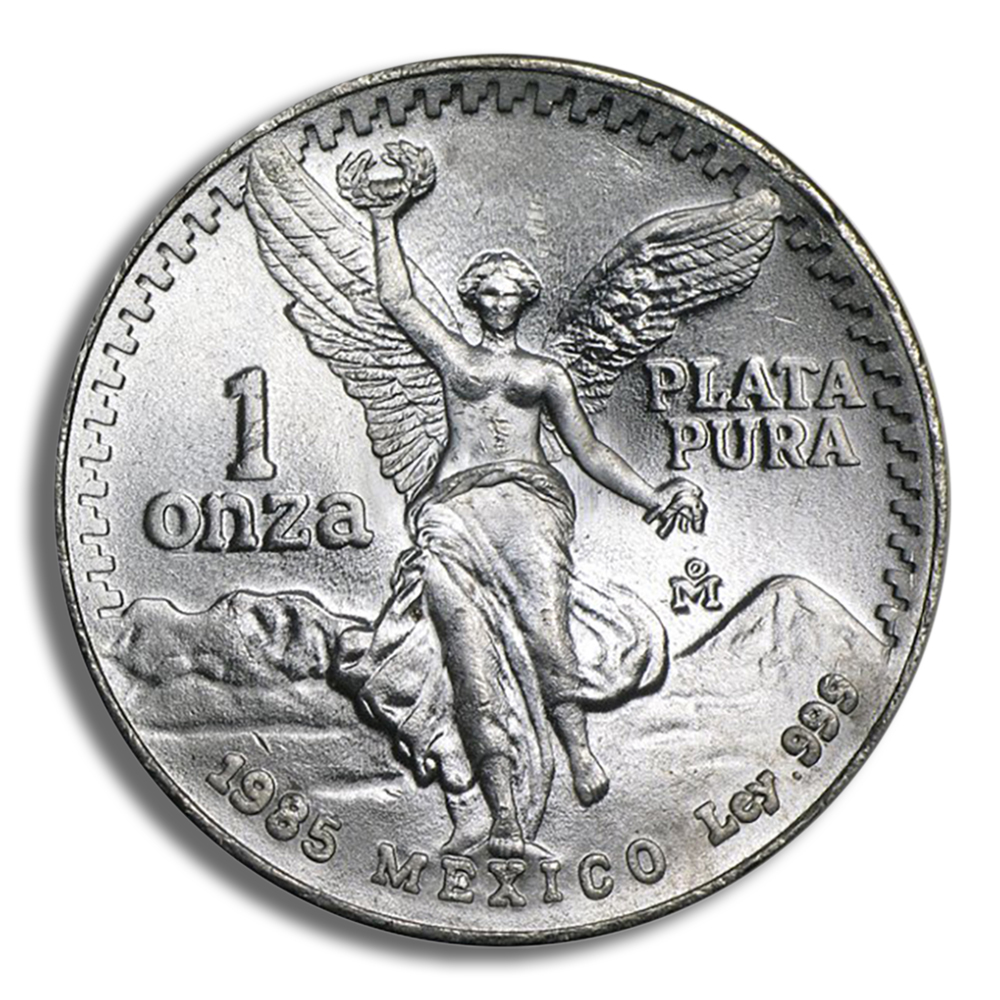 1985 1 oz Silver Mexican Libertad - BU 1985 1 oz Silver Mexican Libertad - BU - Image 1