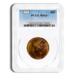 $10 Gold Indian Eagle - PCGS MS63
