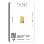 1 gram Gold Bar - PAMP Fortuna (Carded) - Image 2