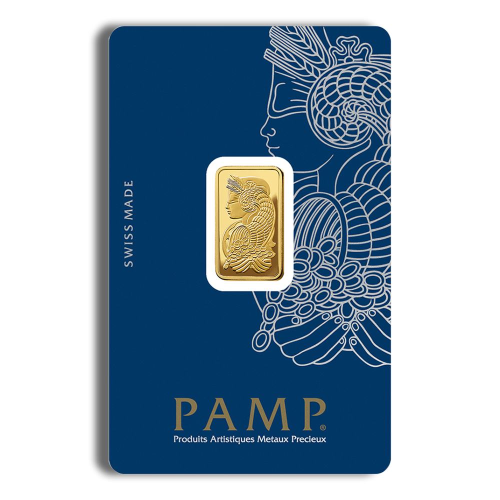 5 gram Gold Bar - PAMP Fortuna (Carded) 5 gram Gold Bar - PAMP Fortuna (Carded) - Image 1