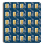25 x 1 g Gold Bar - PAMP Multigram Gold Bar (Carded)