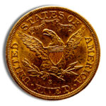 $5 Gold Liberty Half Eagle - AU - Image 2