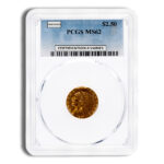 $2.5 Gold Indian Quarter Eagle - PCGS MS62