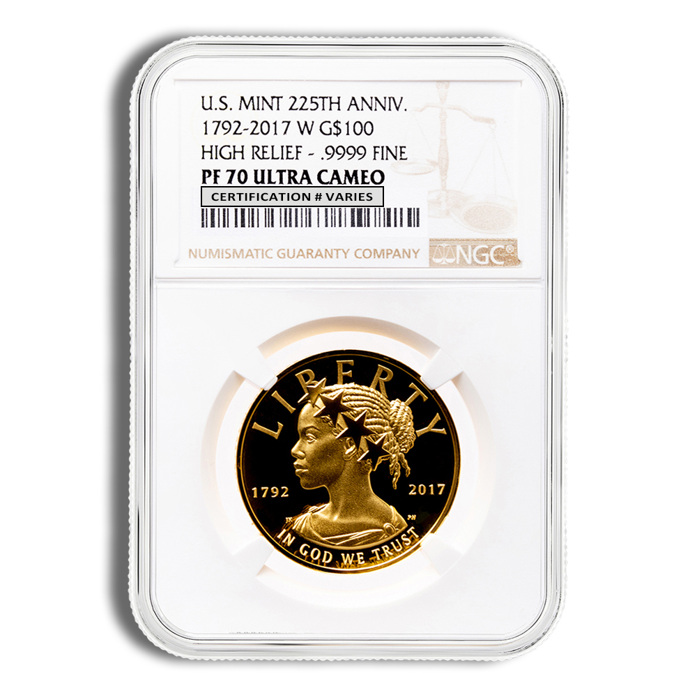 2017-W American Liberty High Relief Gold Coin NGC PF70 2017-W American Liberty High Relief Gold Coin NGC PF70 - Image 1