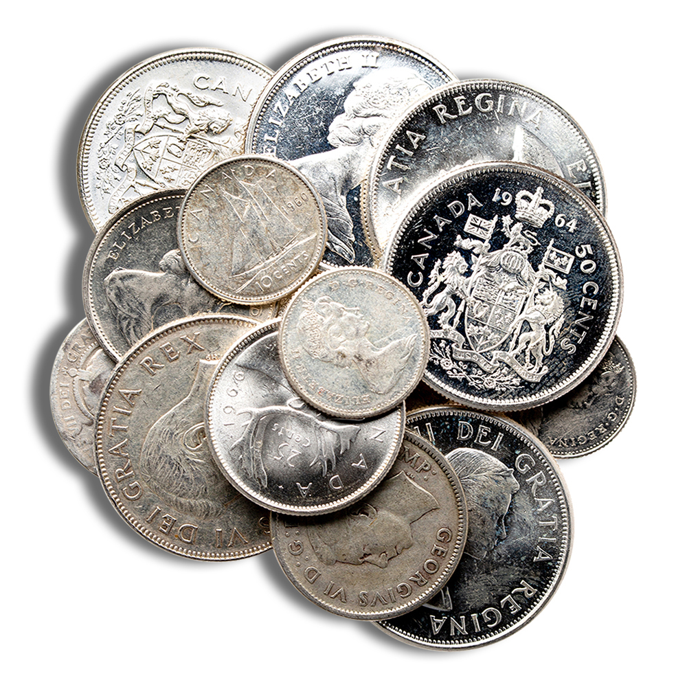 80% Silver Canadian Coins 80% Silver Canadian Coins - Image 1