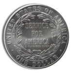 1996-S $1 Community Service Silver Commem - BU - Image 2