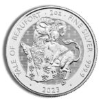 2023 2 oz Silver Great Britain Tudor Beasts - Yale of Beaufort
