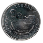 1991-P $1 Mt. Rushmore Silver Commem - BU