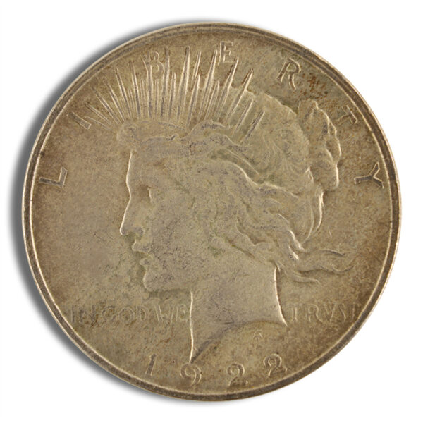 Peace Silver Dollar - F+