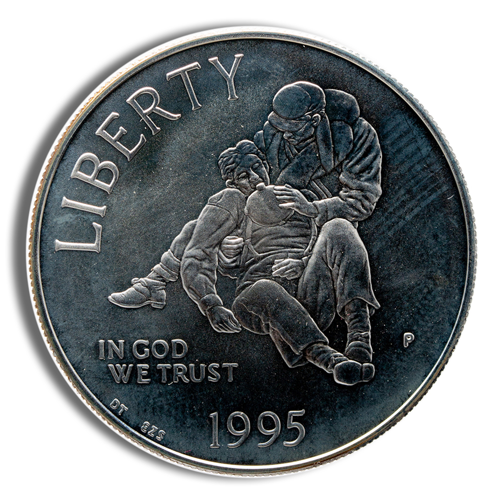 1995-P $1 Civil War Silver Commem - BU 1995-P $1 Civil War Silver Commem - BU - Image 1