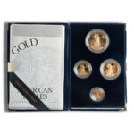 Four Coin Proof Gold Eagle Set - Box/COA (Date Varies) - Image 2