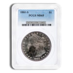 Pre-1921 Morgan Dollar - PCGS MS65