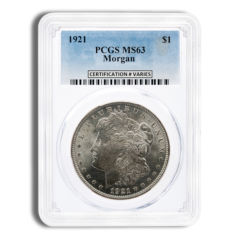 1921 Morgan Dollar - PCGS MS63 1921 Morgan Dollar - PCGS MS63 - Image 1