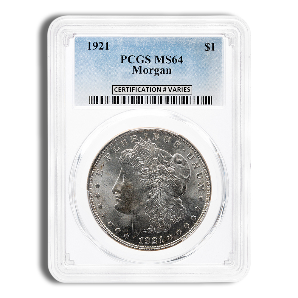 1921 Morgan Dollar - PCGS MS64 1921 Morgan Dollar - PCGS MS64 - Image 1