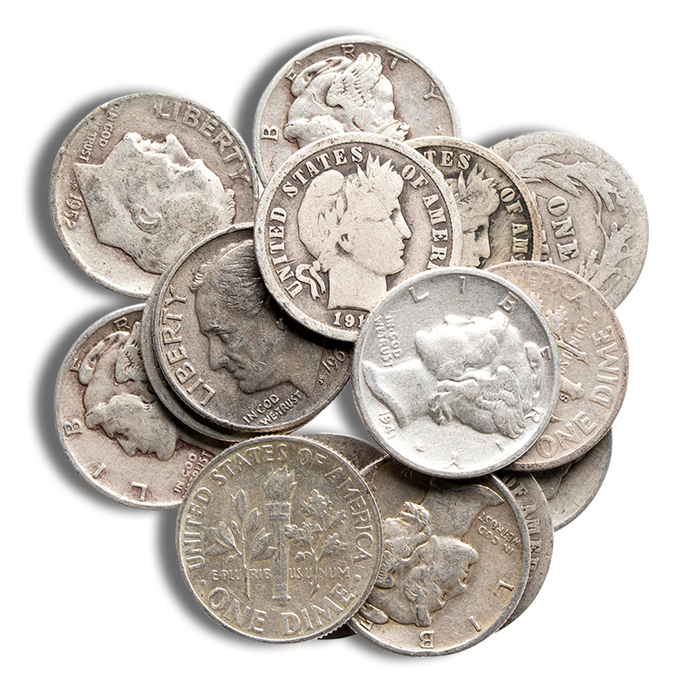 $1 FV 90% Silver Roosevelt Dimes $1 FV 90% Silver Roosevelt Dimes - Image 1